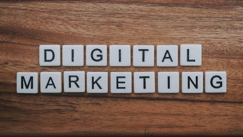 Marketing professional analysing campaign dashboard